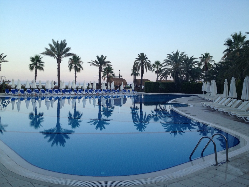 piscina en invierno